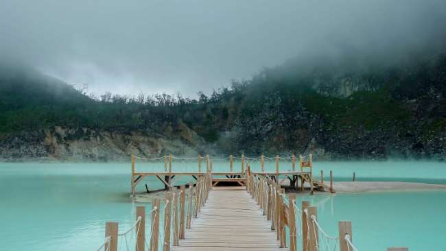 Dermaga Ponton, Kawah Putih